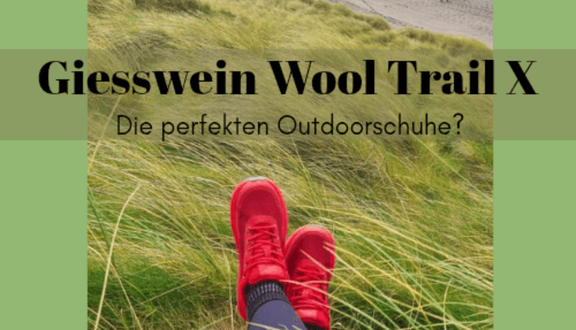 Giesswein Wool Trail X an einem Strand in Irland. Wasserdicht, atmungsaktiv und bequem.