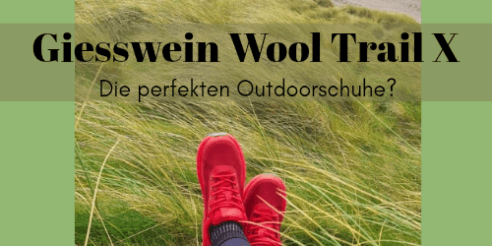 Giesswein Wool Trail X an einem Strand in Irland. Wasserdicht, atmungsaktiv und bequem.